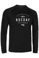 ROCDAY Langarm Fahrradtrikot für den Sommer - PATROL - Schwarz