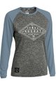 ROCDAY Langarm Fahrradtrikot für den Sommer - LINE LADY - Blau/Grau