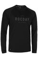 ROCDAY Langarm Fahrradtrikot für den Sommer - PATROL - Schwarz/Grau