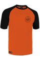 ROCDAY Kurzarm Fahrradtrikot - GRAVEL - Schwarz/Orange