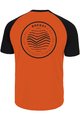 ROCDAY Kurzarm Fahrradtrikot - GRAVEL - Schwarz/Orange