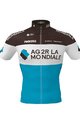 ROSTI Kurzarm Fahrradtrikot - AG2R 2020 - Blau/Braun/Weiß