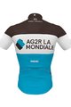 ROSTI Kurzarm Fahrradtrikot - AG2R 2020 - Blau/Braun/Weiß