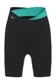 SANTINI Fahrradshorts ohne Träger - SFIDA LADY - Schwarz/Hellblau
