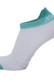 SANTINI Knöchelhohe Fahrradsocken - CLASSE - Hellblau/Weiß