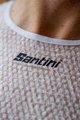 SANTINI Kurzarm Fahrrad-Shirt - ALPHA - Weiß