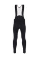SANTINI Lange Fahrradhose mit Trägern - SVOLTA WINTER - bordeaux/Schwarz