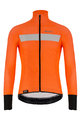 SANTINI Fahrrad-Thermojacke - VEGA H2O - Schwarz/Orange