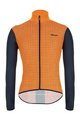 SANTINI Winddichte Fahrradjacke - NEBULA - Hellblau/Orange/Blau