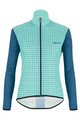 SANTINI Winddichte Fahrradjacke - NEBULA LADY - Hellblau/Blau