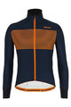 SANTINI Fahrrad-Thermojacke - COLORE - Blau/Orange