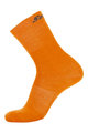 SANTINI Klassische Fahrradsocken - WOOL - Orange