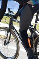 SANTINI Lange Fahrradhose mit Trägern - VEGA GRIDO WINTER - Grau/Schwarz