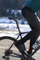 SANTINI Lange Fahrradhose mit Trägern - VEGA GRIDO WINTER - Grau/Schwarz
