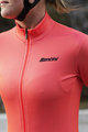 SANTINI Langarm Fahrradtrikot für den Winter - COLORE LADY WINTER - Rosa