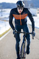 SANTINI Fahrrad-Thermojacke - COLORE - Blau/Orange