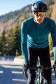 SANTINI Langarm Fahrradtrikot für den Winter - COLORE PURO WINTER - Grün