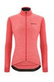 SANTINI Langarm Fahrradtrikot für den Winter - COLORE PURO LADY W - Rosa