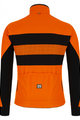 SANTINI Fahrradjacke und Hose für den Winter - COLORE BENGAL WINTER - Schwarz/Orange