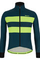 SANTINI Fahrradjacke und Hose für den Winter - COLORE BENGAL WINTER - Blau/Schwarz