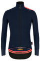 SANTINI Fahrradjacke und Hose für den Winter - VEGA XTREME - Schwarz/Grau/Blau