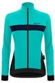 SANTINI Fahrrad-Thermojacke - CORAL BENGAL LADY - Türkis