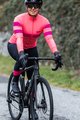 SANTINI Langarm Fahrradtrikot für den Winter - CORAL BENGAL LADY - Rosa