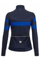 SANTINI Langarm Fahrradtrikot für den Winter - CORAL BENGAL LADY - Blau