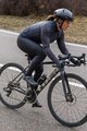 SANTINI Langarm Fahrradtrikot für den Winter - COLORE PURO LADY - Schwarz