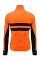 SANTINI Fahrradjacke und Hose für den Winter - COLORE HALO + LAVA - Orange/Schwarz