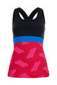 SANTINI Ärmelloses Fahrradtrikot - SCIA DUNE LADY - Schwarz/Rosa