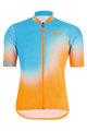 SANTINI Kurzarm Fahrradtrikot - TERRA MTB - Orange/Türkis