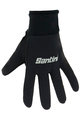 SANTINI Langfinger-Fahrradhandschuhe - ECO WIN - Schwarz