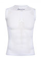 SANTINI Ärmelloses Fahrrad-Shirt - MESH - Weiß
