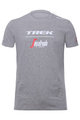 SANTINI Kurzarm Fahrrad-Shirt - TREK 2018 - Grau