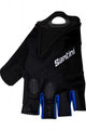 SANTINI Fingerlose Fahrradhandschuhe - ATOM - Schwarz/Blau