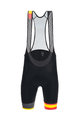 SANTINI Kurze Fahrradhose mit Trägern - LA VUELTA 2019 - Schwarz/Gelb/Rot