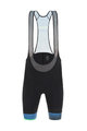 SANTINI Kurze Fahrradhose mit Trägern - LA VUELTA 2019 - Blau/Schwarz