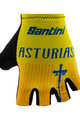 SANTINI Fingerlose Fahrradhandschuhe - LA VUELTA 2019 - Gelb/Blau