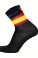 SANTINI Klassische Fahrradsocken - LA VUELTA 2019 - Rot/Gelb/Schwarz