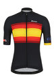 SANTINI Kurzarm Fahrradtrikot - LA VUELTA 2019 - Schwarz/Gelb/Rot