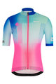 SANTINI Kurzarm Fahrradtrikot - LA VUELTA 2019 - Hellblau/Rosa