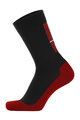 SANTINI Klassische Fahrradsocken -  LA VUELTA 2020 - Schwarz/Rot