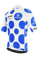 SANTINI Kurzarm Fahrradtrikot - LA VUELTA 2020 - Blau/Weiß
