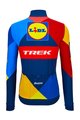 SANTINI Langarm Fahrradtrikot für den Winter - LIDL TREK 2024 - Gelb/Rot/Blau
