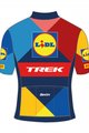 SANTINI Kurzarm Fahrradtrikot - LIDL TREK 2024 KIDS - Gelb/Rot/Blau