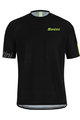 SANTINI Kurzarm Fahrradtrikot - SASSO MTB - Grün/Schwarz