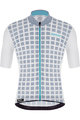 SANTINI Kurzarm Fahrradtrikot - MITO GRIDO - Weiß/Grau