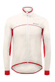 SANTINI Winddichte Fahrradjacke - ARIES - Transparent/Weiß/Rot