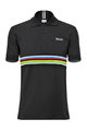 SANTINI Kurzarm Fahrrad-Shirt - UCI POLO - Schwarz